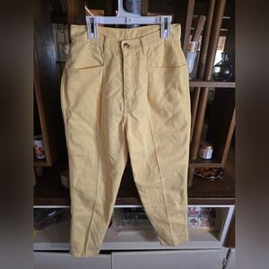 Gitano Vintage Yellow High Waist Jeans 10 Short